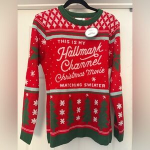 Hallmark Red and Green Holiday Sweater